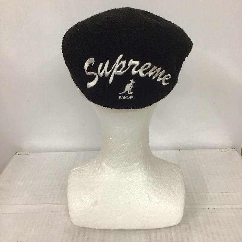 シュプリーム Supreme 帽子 ハンチング H130SS21 21SS KANGOL ロゴ、文字 黒 / ブラック /  メンズ USED 古着 中古 10111525