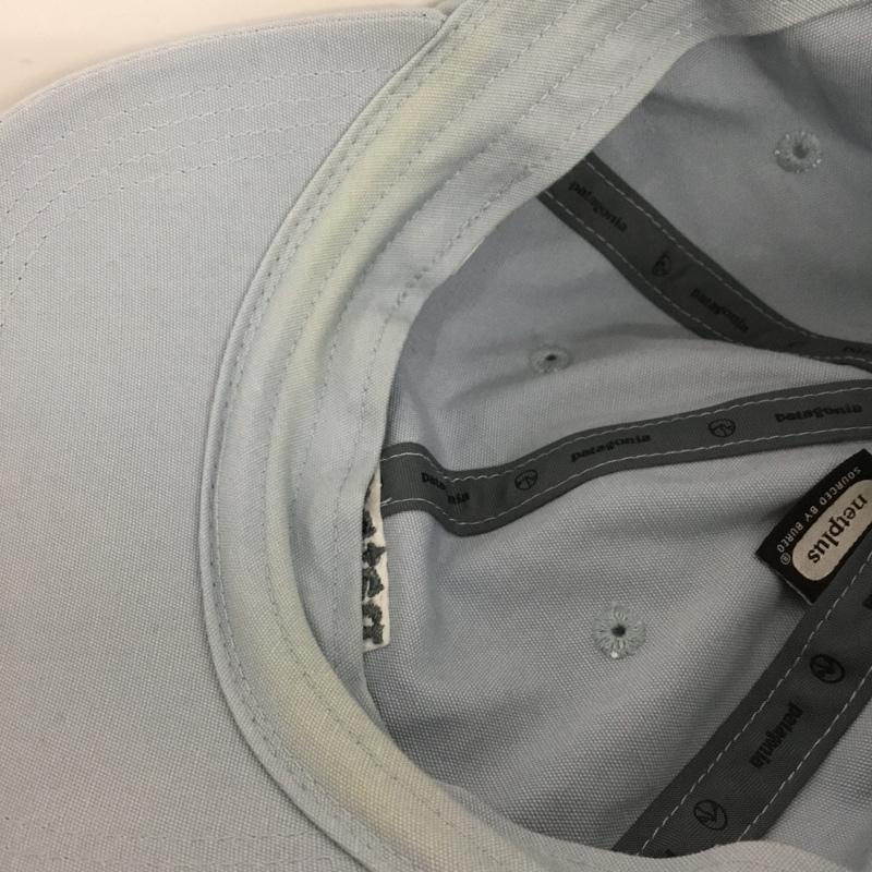 パタゴニア patagonia 帽子 キャップ ネットプラス ロゴ、文字 水色 / ライトブルー /  メンズ USED 古着 中古 10143284