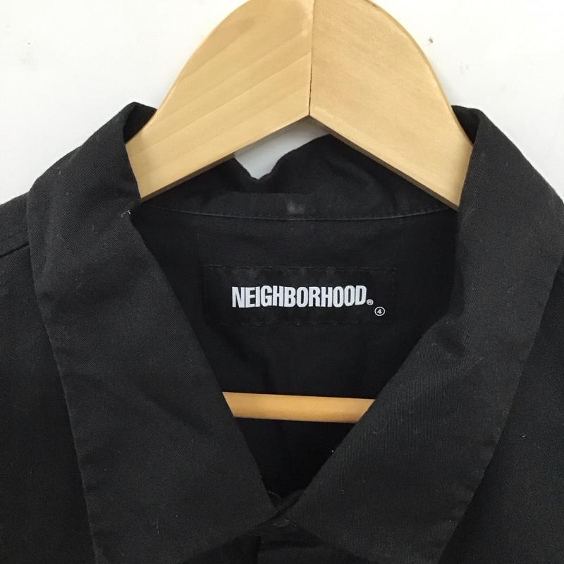 ネイバーフッド NEIGHBORHOOD シャツ、ブラウス 半袖 211tsnh-shm02 21SS CLASSICWORKC-SHIRT 半袖シャツ L ロゴ、文字 黒 / ブラック /  メンズ USED 古着 中古 10128640