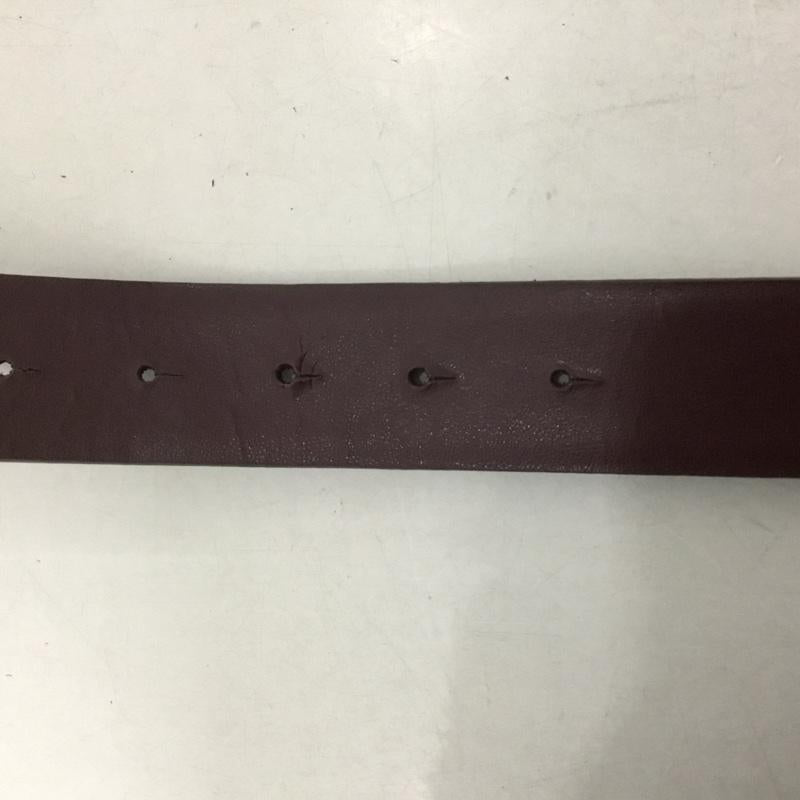 ドルチェアンドガッバーナ DOLCE&GABBANA ベルト・バックル ベルト ロゴバックル レザー D&G ロゴ、文字 ダークブラウン / ダークブラウン /  メンズ USED 古着 中古 10142416