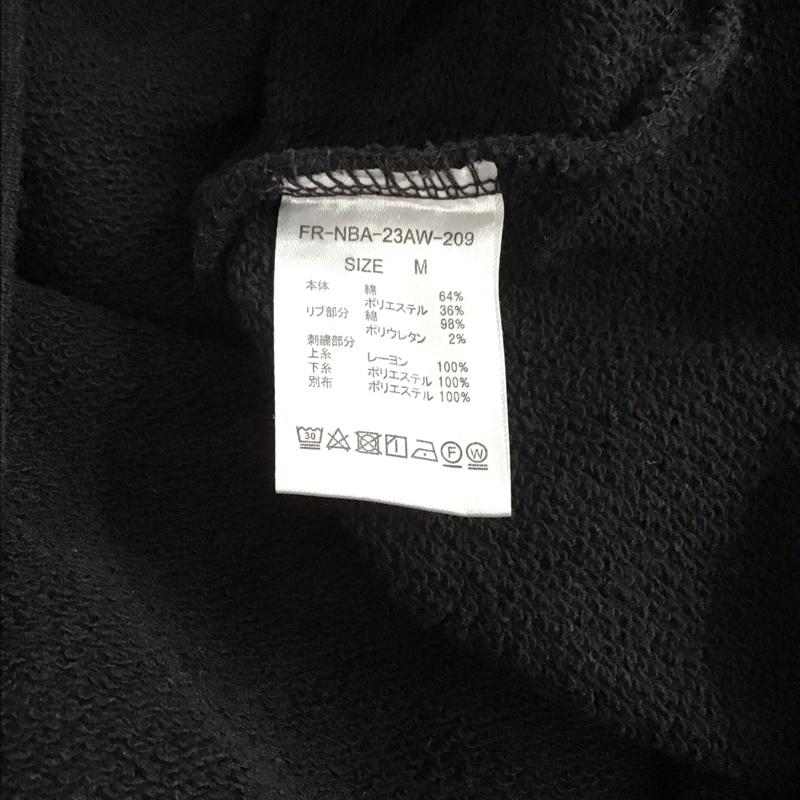 エヌビーエー NBA トレーナー 長袖 fr-nba-23aw-209 長袖スウェット ジップアップカラー M ロゴ、文字 黒 / ブラック /  メンズ USED 古着 中古 10131460