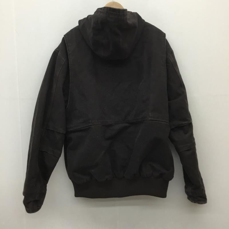 カーハート Carhartt ジャケット、上着 ジャンパー、ブルゾン XL ロゴ、文字 茶 / ブラウン /  メンズ USED 古着 中古 10119079