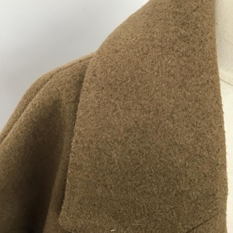 ザラ ZARA コート コート一般 ロングコート ロングジャケット カラージャケット アウター S 無地 茶 / ブラウン /  レディース USED 古着 中古 10124567