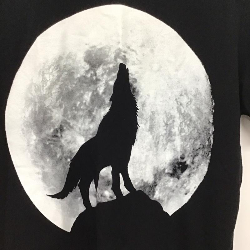 ディーゼル DIESEL Tシャツ 半袖 半袖カットソー プリントTシャツ クルーネックカットソー M プリント 黒 / ブラック /  メンズ USED 古着 中古 10132800