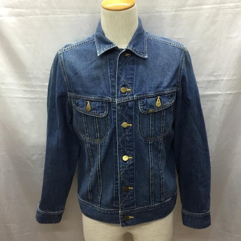 リーライダース LEERIDERS ジャケット、上着 ジャケット、ブレザー デニムジャケット カラージャケット 長袖ジャケット ブルゾン Gジャン M 無地 インディゴ / インディゴ /  メンズ USED 古着 中古 10116583