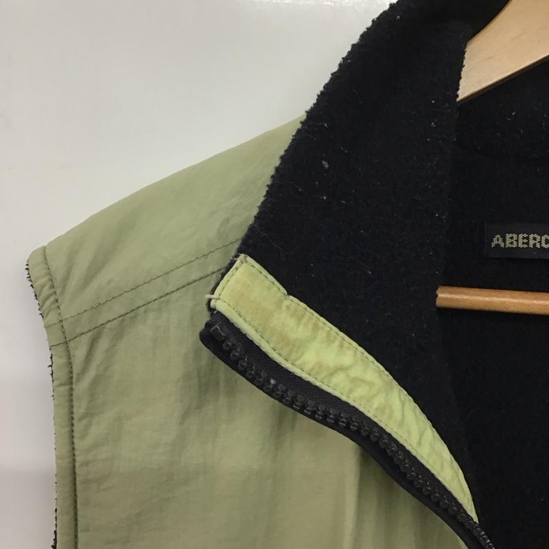 アバクロンビーアンドフィッチ ABERCROMBIE&FITCH ベスト ベスト ジップアップベスト ノースリーブカットソー アウター M ロゴ、文字 マルチカラー / マルチカラー /  メンズ USED 古着 中古 10143706