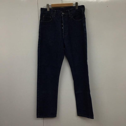 古着 USED パンツ デニム、ジーンズ デニムパンツ ワイドパンツ カジュアルパンツ Gパン 34インチ 無地 インディゴ / インディゴ /  メンズ USED 古着 中古 10129256