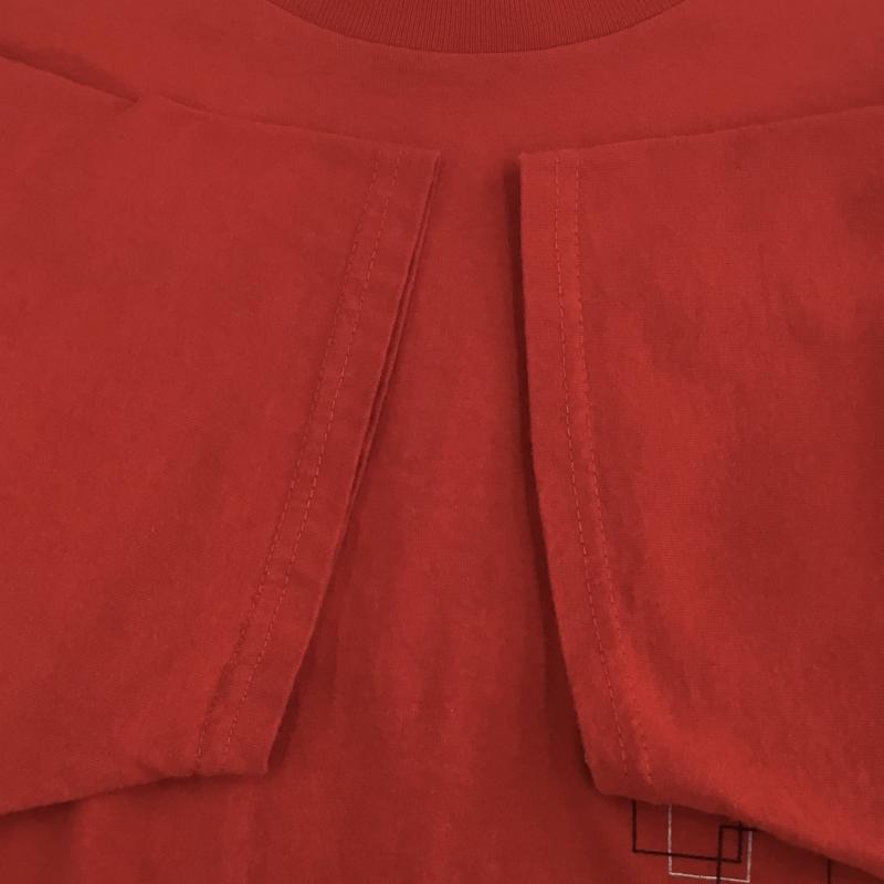 ユーズドクロージング used clothes Tシャツ 半袖 デイル・アーンハート・ジュニア L ロゴ、文字 赤 / レッド /  メンズ USED 古着 中古 10133852