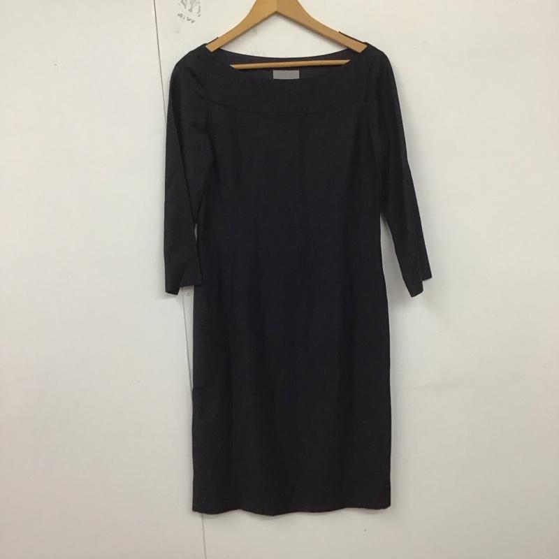 セオリーリュクス theory luxe ワンピース ロングスカート 38 無地 黒 / ブラック /  レディース USED 古着 中古 10129324