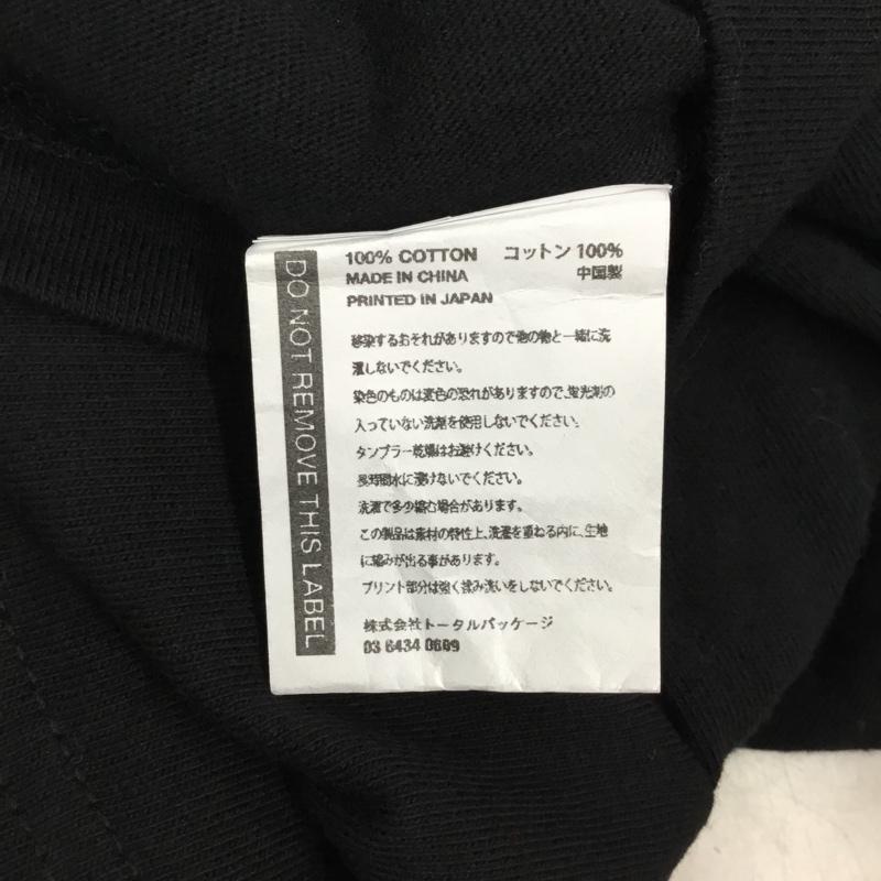 モンキータイム MONKEY TIME Tシャツ 長袖 8312-599-0974-0970 クルーネック プリント ロンT タグ付き L ロゴ、文字 黒 / ブラック /  メンズ USED 古着 中古 10121237