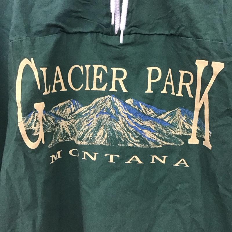 プレーリーマウンテン PRAIRIE MOUNTAIN パーカー 長袖 XL プリント 緑 / グリーン /  メンズ USED 古着 中古 10146517