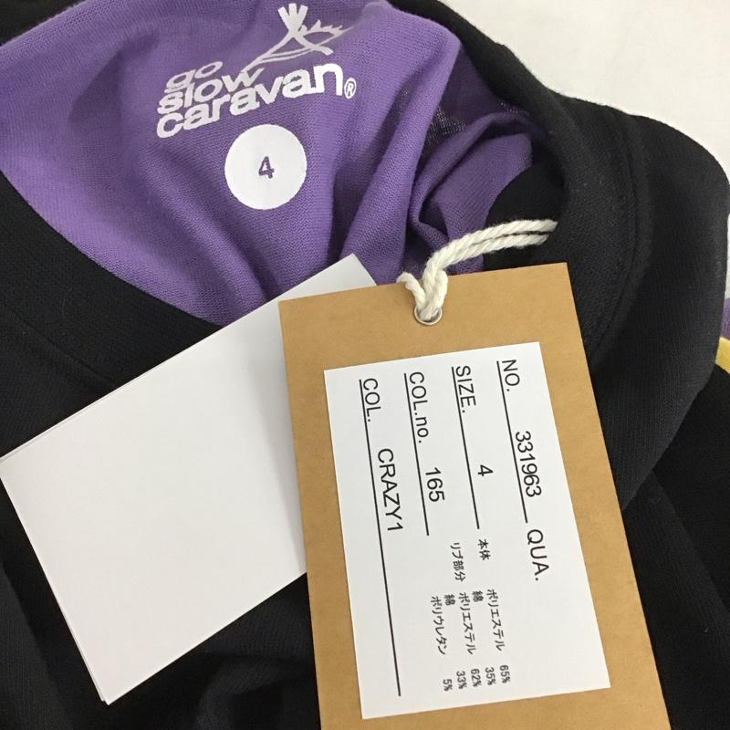 ゴースローキャラバン go slow caravan Tシャツ 半袖 4 ロゴ、文字 X プリント マルチカラー / マルチカラー /  メンズ USED 古着 中古 10130167