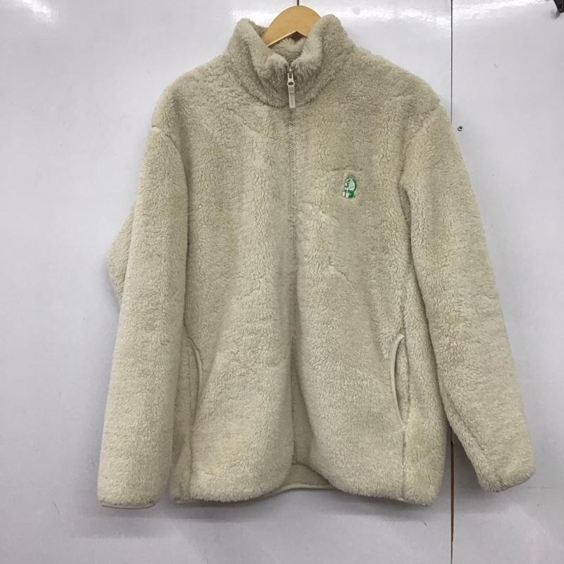 ユニクロ UNIQLO ジャケット、上着 ジャケット、ブレザー 341-463090 サステナモードファーリーフリースフルジップジャケット XL ロゴ、文字 白 / ホワイト /  メンズ USED 古着 中古 10141397