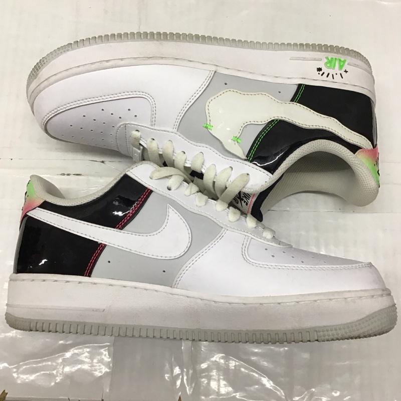 ナイキ NIKE スニーカー スニーカー DV1229-111 AIR FORCE 1 07 LV8 27.5cm 箱有 27.5cm ロゴ、文字 白 / ホワイト / X 黒 / ブラック /  メンズ USED 古着 中古 10118139