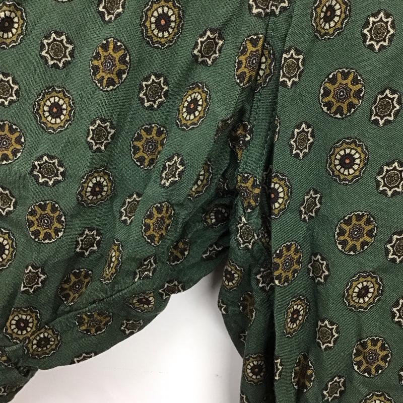 サニースポーツ SUNNY SPORTS シャツ、ブラウス 半袖 半袖シャツ プリントシャツ ポケットシャツ bayflow 4 プリント 緑 / グリーン /  メンズ USED 古着 中古 10132434