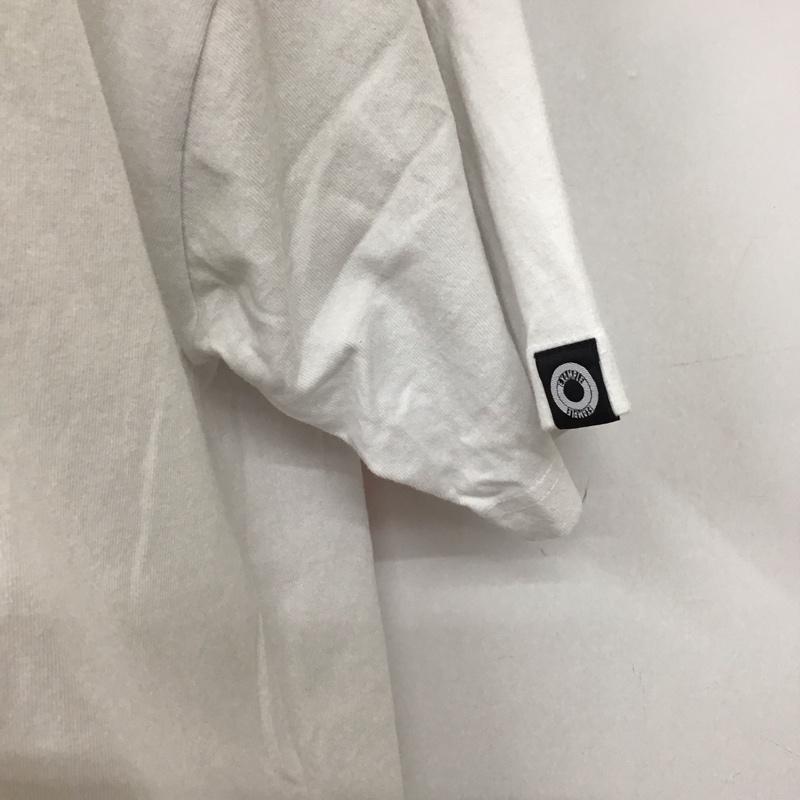 イグザンプル EXAMPLE Tシャツ 半袖 半袖カットソー プリントTシャツ クルーネックカットソー L プリント 白 / ホワイト /  メンズ USED 古着 中古 10117845