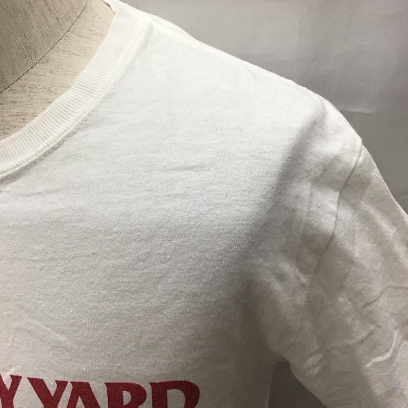 ギルダン GILDAN Tシャツ 半袖 クルーネック COUNTRY YARD PIZZA OF DEATH RECORDS S ロゴ、文字 白 / ホワイト /  メンズ USED 古着 中古 10117066