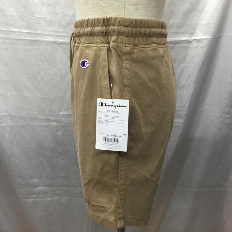 チャンピオン Champion パンツ ショートパンツ C3-Z510 タグ付き M ロゴ、文字 ベージュ / ベージュ /  メンズ USED 古着 中古 10115690