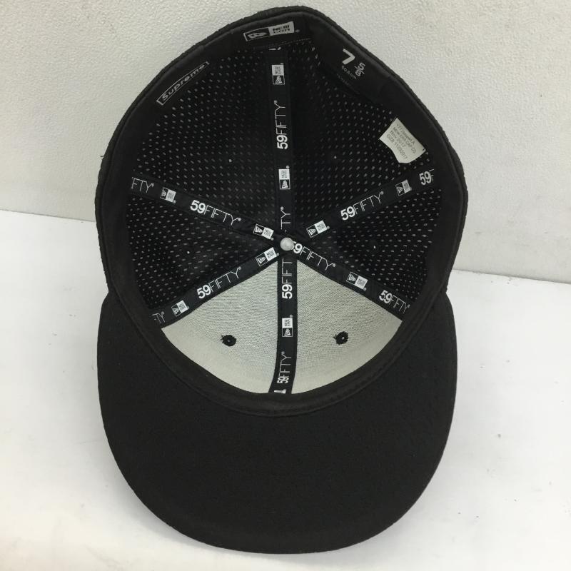 シュプリーム Supreme 帽子 キャップ New Era ニューエラ 18SS Mesh Box Logo Cap ロゴ、文字 X 刺繍 黒 / ブラック /  メンズ USED 古着 中古 10105901