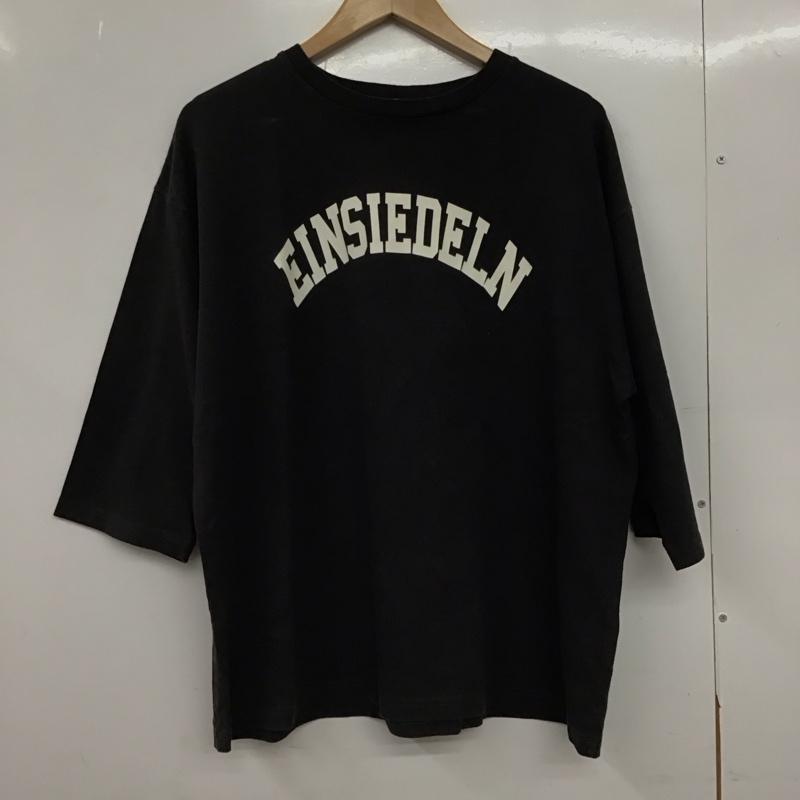 ローリーズファーム LOWRYS FARM Tシャツ 七分袖 FREE 無地 X ロゴ、文字 黒 / ブラック /  レディース USED 古着 中古 10150917