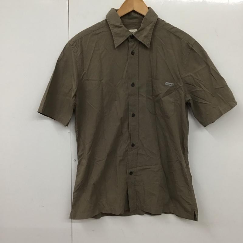 カルバン・クライン Calvin Klein シャツ、ブラウス 半袖 L 無地 ベージュ / ベージュ /  メンズ USED 古着 中古 10130172