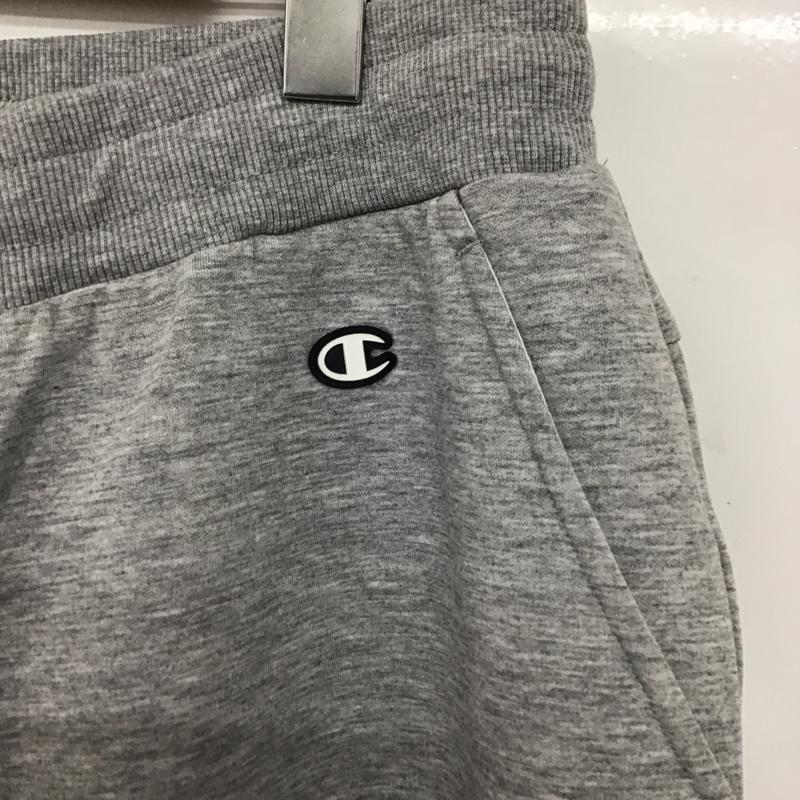 チャンピオン Champion パンツ ワークパンツ、ペインターパンツ c3-as201 スウェットパンツ ワイドパンツ L ロゴ、文字 灰 / グレー /  メンズ USED 古着 中古 10147259