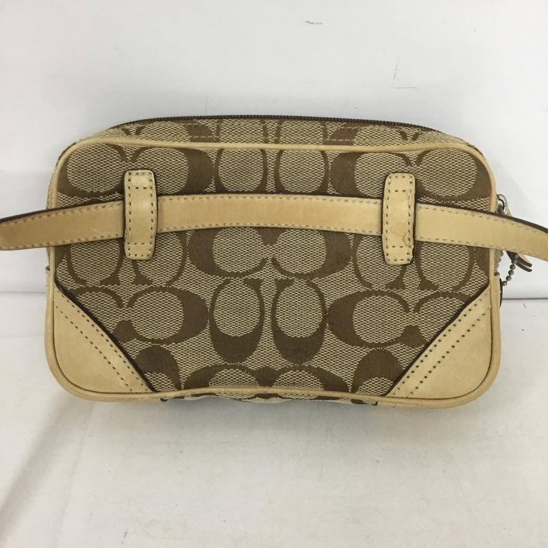 コーチ COACH ウエストバッグ ウエストバッグ ミニバッグ 総柄 ベージュ / ベージュ /  レディース USED 古着 中古 10129560