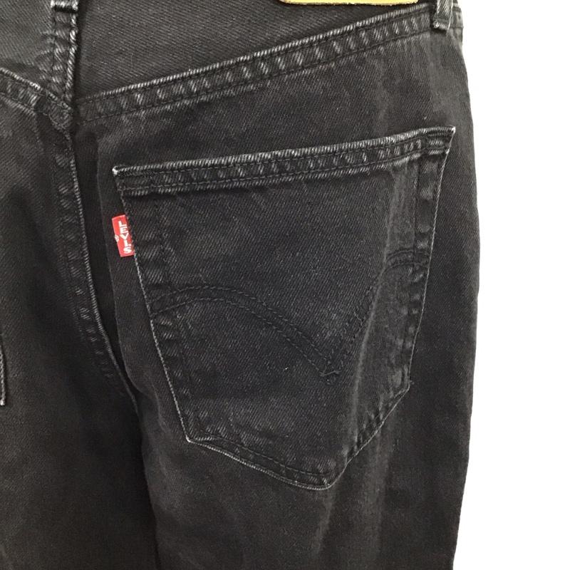 リーバイス Levi s パンツ デニム、ジーンズ 28インチ 無地 黒 / ブラック /  レディース USED 古着 中古 10121270