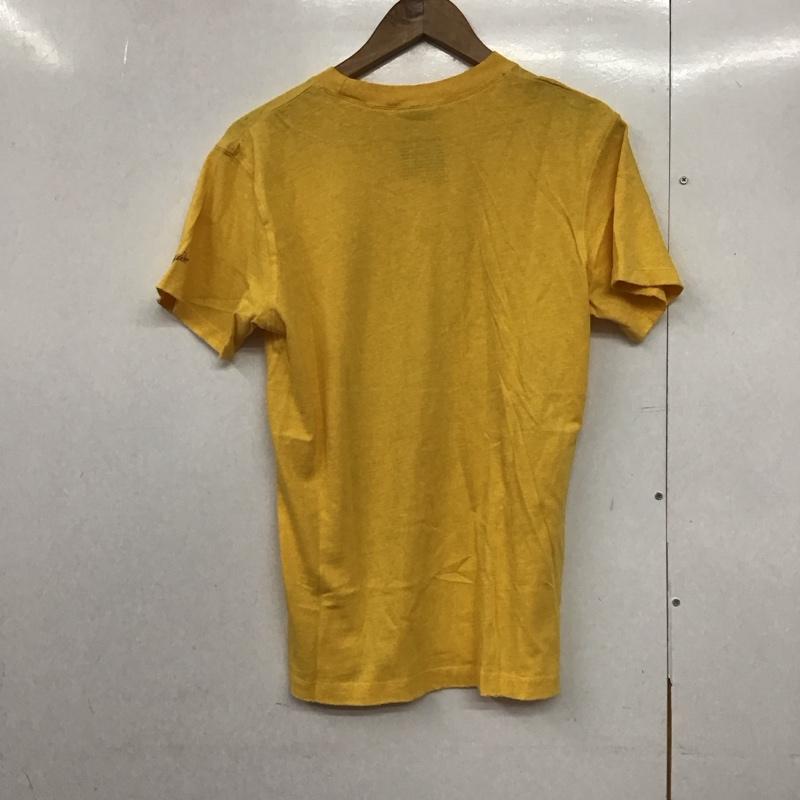 ナイキ NIKE Tシャツ 半袖 半袖カットソー プリントTシャツ クルーネックカットソー 古着 S プリント 黄 / イエロー /  メンズ USED 古着 中古 10144185