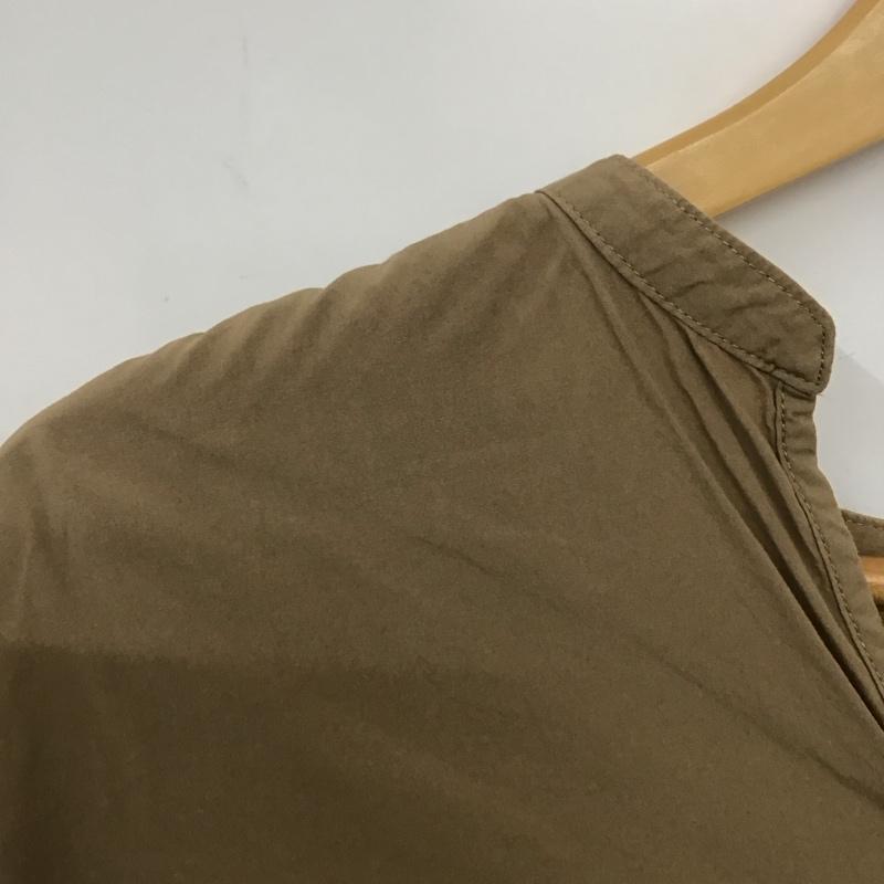 ニコアンド niko and... シャツ、ブラウス 長袖 M 無地 茶 / ブラウン /  レディース USED 古着 中古 10139772