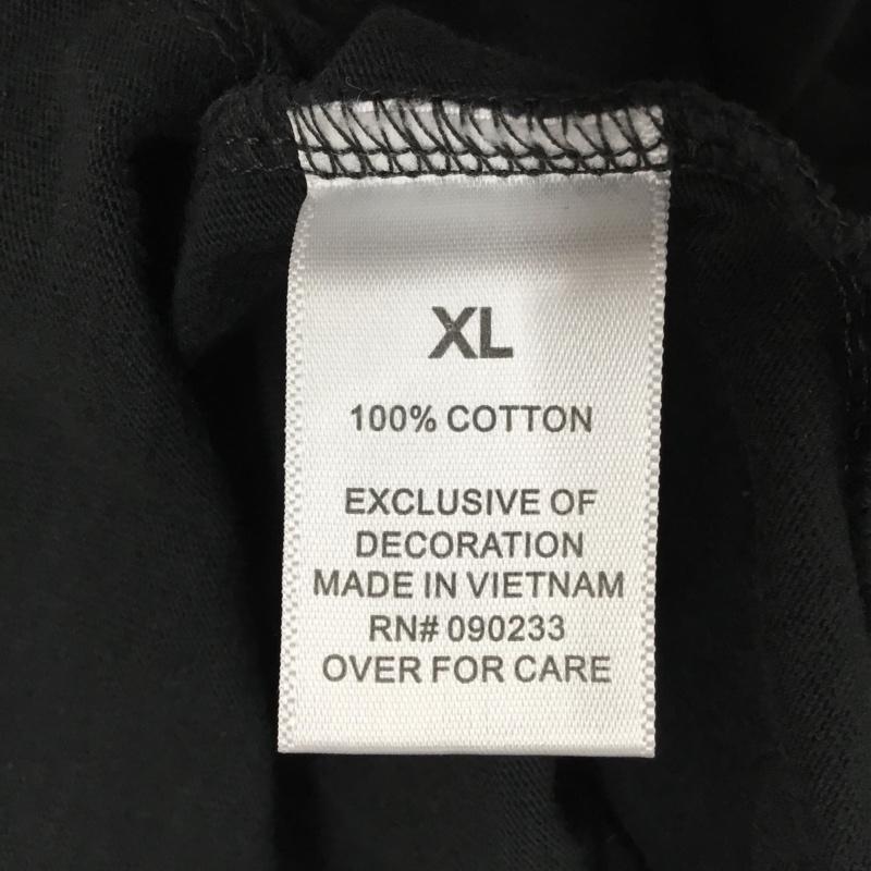 エッセンシャル ESSENTIEL Tシャツ 半袖 XL ロゴ、文字 X 無地 黒 / ブラック /  メンズ USED 古着 中古 10113446