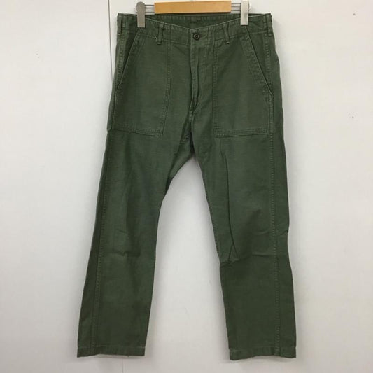 オアスロウ orSlow パンツ ワークパンツ、ペインターパンツ ベイカーパンツ 日本製 コットン M 無地 カーキ / カーキ /  メンズ USED 古着 中古 10119794