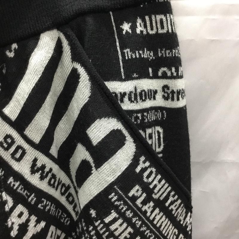 ヨウジヤマモト Yohji Yamamoto パンツ ワークパンツ、ペインターパンツ ub-k49-613 マーキークラブ ジャガードキュロットパンツ ワイドパンツ 3 プリント 白 / ホワイト / X 黒 / ブラック /  メンズ USED 古着 中古 10120676