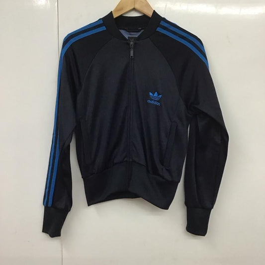 アディダス adidas ジャケット、上着 ジャケット、ブレザー トラックジャケット 00s L 無地 紺 / ネイビー /  レディース USED 古着 中古 10131559