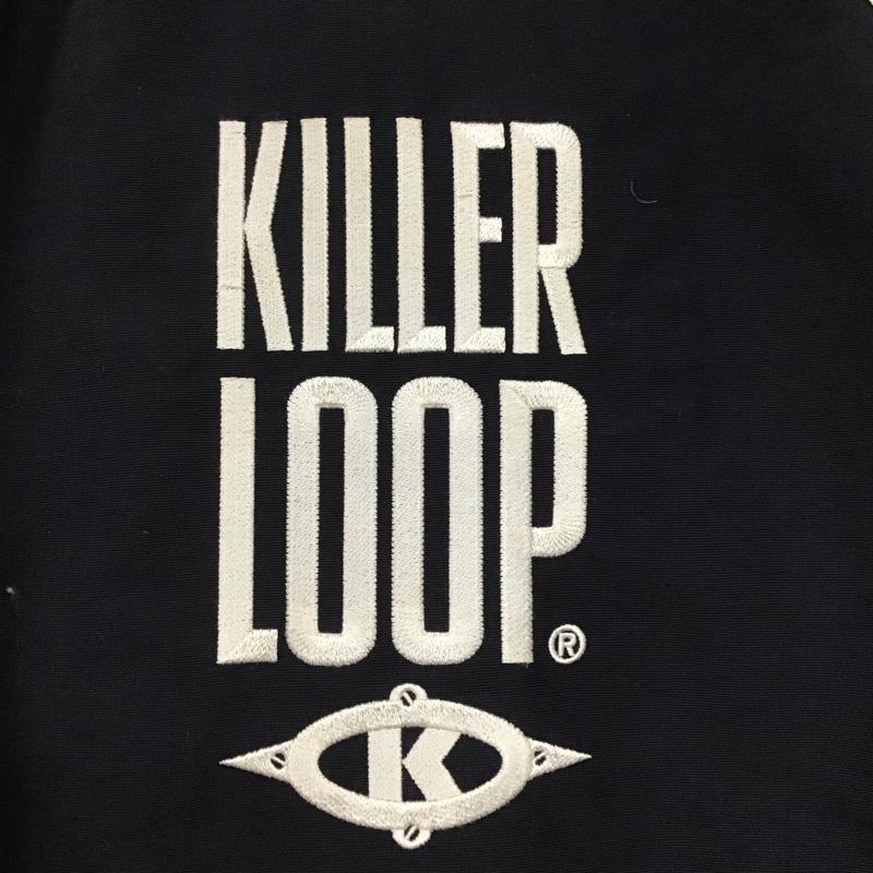 キラーループ KILLERLOOP ジャケット、上着 ジャケット、ブレザー ジップアップジャケット ナイロンジャケット アウター XS ロゴ、文字 紺 / ネイビー /  メンズ USED 古着 中古 10145053