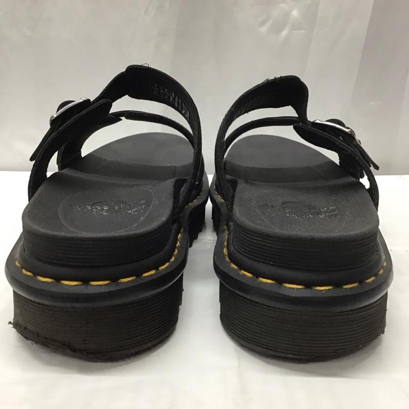 ドクターマーチン Dr.Martens サンダル サンダル MYLES シャークソール UK8 US：9 無地 黒 / ブラック /  メンズ USED 古着 中古 10110936