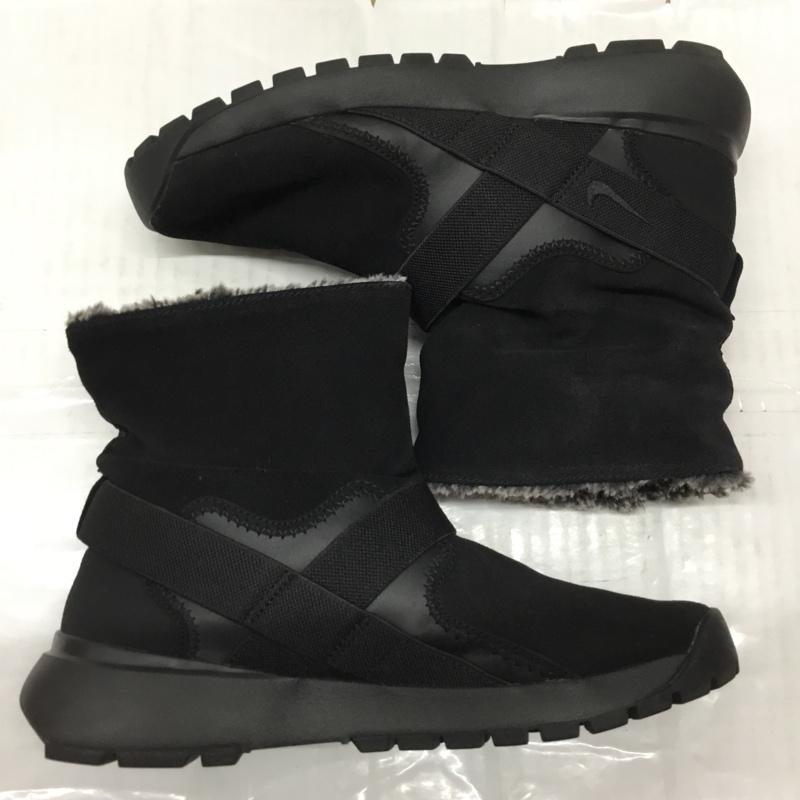 ナイキ NIKE ブーツ ショートブーツ 862513 004 24.5cm 箱有 ゴルカナ 24.5cm ワンポイント 黒 / ブラック /  レディース USED 古着 中古 10108851