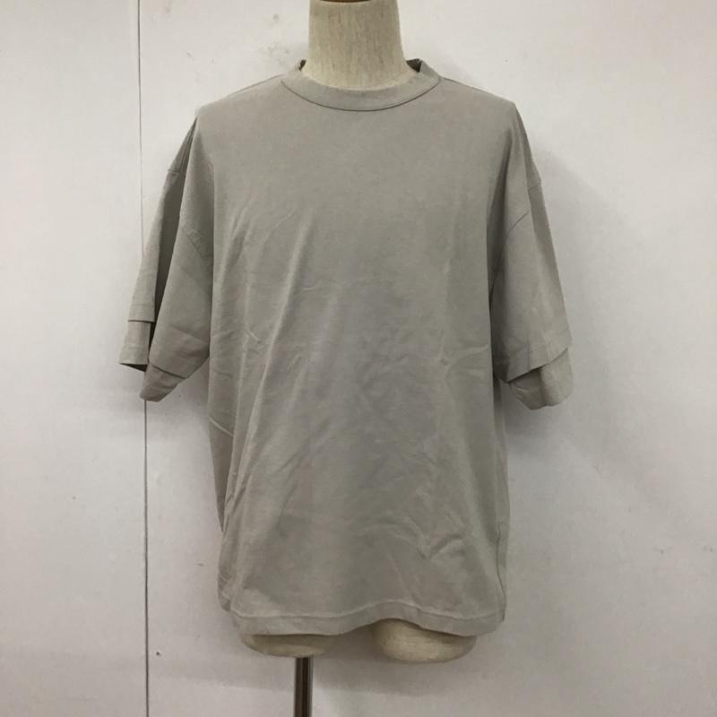 ブラクトメント BRACTMENT Tシャツ 半袖 半袖カットソー プリントTシャツ クルーネックカットソー 38 無地 ベージュ / ベージュ /  メンズ USED 古着 中古 10127354