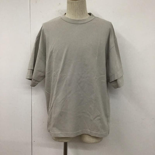 ブラクトメント BRACTMENT Tシャツ 半袖 半袖カットソー プリントTシャツ クルーネックカットソー 38 無地 ベージュ / ベージュ /  メンズ USED 古着 中古 10127354