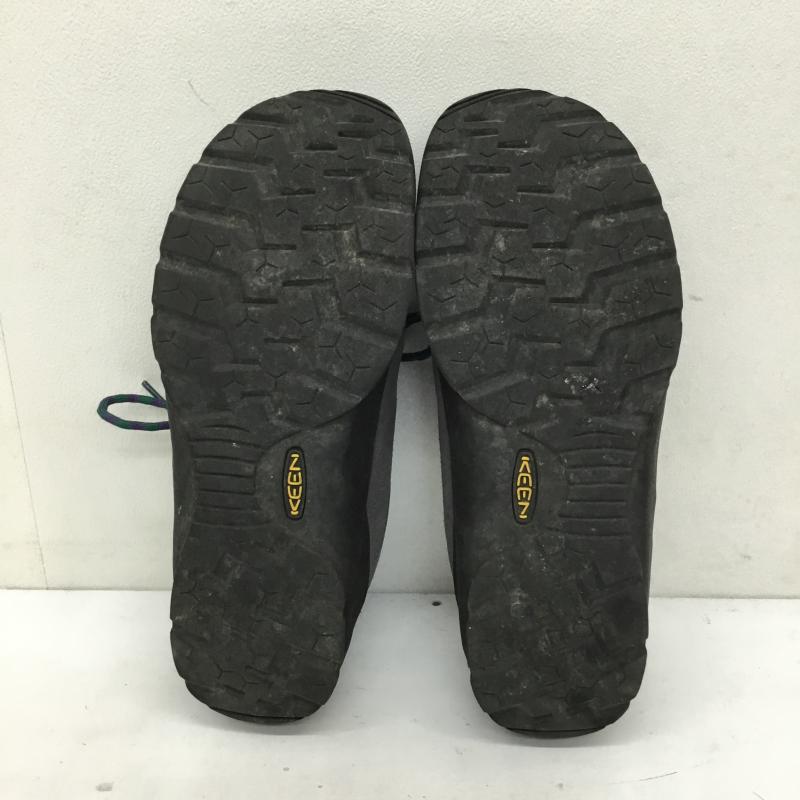 キーン KEEN アウトドアシューズ アウトドアシューズ 1028542 JASPER ジャスパー 26.5cm ロゴ、文字 灰 / グレー / X 緑 / グリーン / X 紫 / パープル /  メンズ USED 古着 中古 10143317