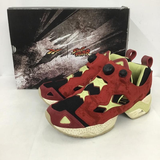 リーボック Reebok スニーカー スニーカー GZ9541 INSTAPUMP FURY 95 ストリートファイター ザンギエフ 25cm 箱有 25.0cm ロゴ、文字 黒 / ブラック / X 赤 / レッド /  メンズ USED 古着 中古 10124606