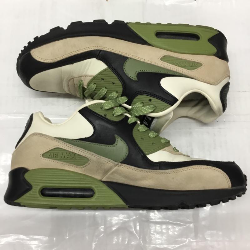 ナイキ NIKE スニーカー スニーカー CI5646-200 AIR MAX 90 NRG 28cm 28.0cm ロゴ、文字 白 / ホワイト / X 黒 / ブラック / X カーキ / カーキ /  メンズ USED 古着 中古 10107841