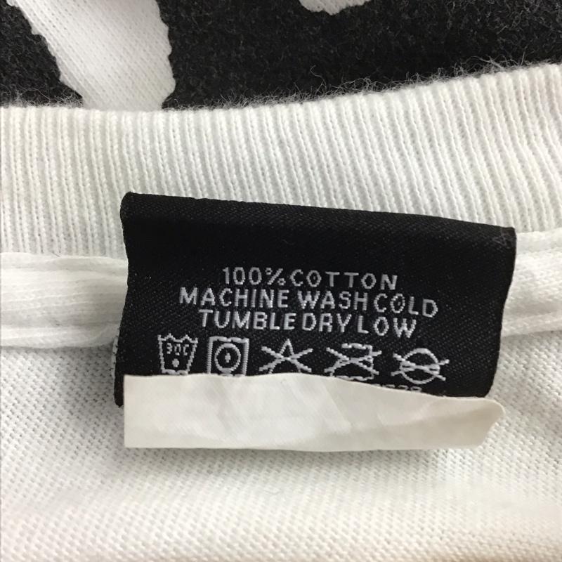 ステューシー STUSSY Tシャツ 半袖 半袖カットソー プリントTシャツ クルーネックカットソー S プリント 白 / ホワイト /  メンズ USED 古着 中古 10136245