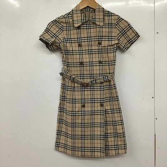 バーバリーロンドン Burberry London ワンピース ミニスカート bm182-431 半袖ワンピース ノバチェック ミニスカート チェック マルチカラー / マルチカラー /  レディース USED 古着 中古 10136454