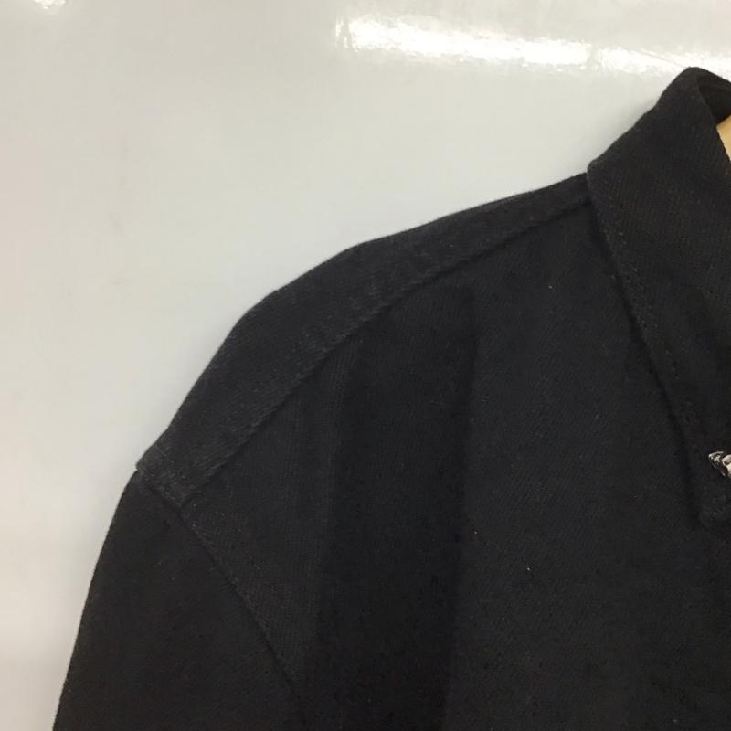 ウィンダンシー WIND AND SEA シャツ、ブラウス 長袖 wds-c-jrn-26-q1-sh-01 JERONSHIRT JeronBraxton 長袖シャツ L 無地 黒 / ブラック /  メンズ USED 古着 中古 10144483