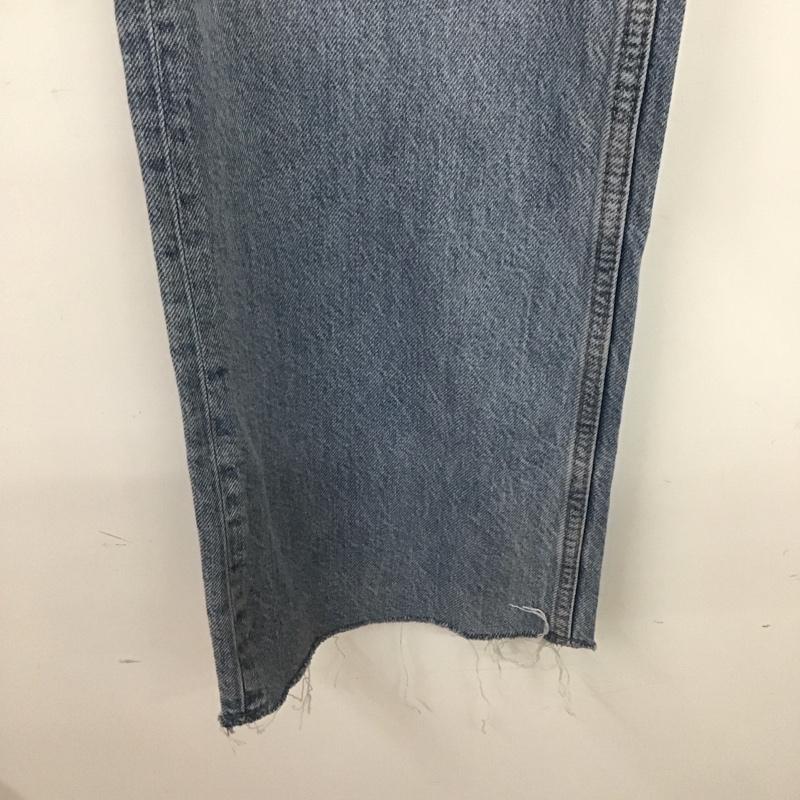 ザラ ZARA パンツ デニム、ジーンズ 36 無地 水色 / ライトブルー /  レディース USED 古着 中古 10140243