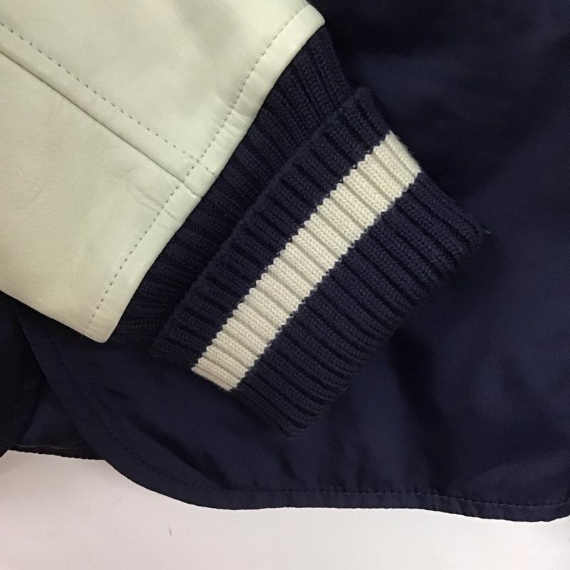 ジュンヤワタナベコムデギャルソンマン JUNYA WATANABE COMME des GARCONS MAN ジャケット、上着 ジャケット、ブレザー ナイロンジャケット カジュアルジャケット アウター スタジャン S ロゴ、文字 白 / ホワイト / X 紺 / ネイビー /  メンズ USED 古着 中古 10142965