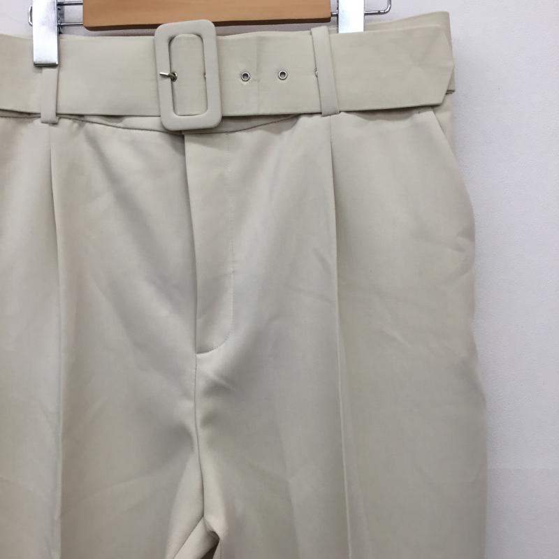 ザラ ZARA パンツ スラックス XL 無地 アイボリー / アイボリー /  レディース USED 古着 中古 10139903
