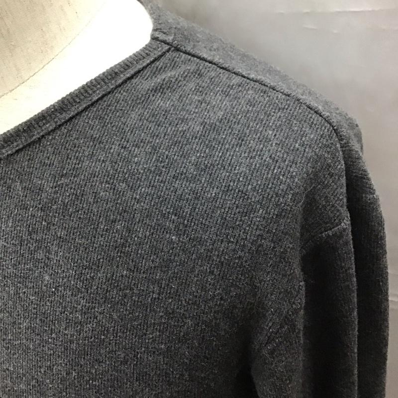 アヴィレックス AVIREX U.S.A. カットソー 長袖 長袖カットソー クルーネックカットソー ロングスリーブカットソー L 無地 灰 / グレー /  メンズ USED 古着 中古 10113680