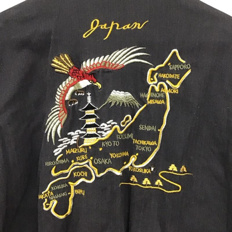 アルファインダストリー Alpha Industries シャツ、ブラウス 長袖 M 無地 黒 / ブラック /  メンズ USED 古着 中古 10129943